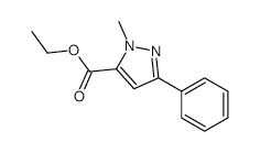 Ethyl 1-Methyl-3-phenylpyrazole-5-carboxylate - Chemical structure and product image