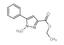 Ethyl 1-Methyl-5-phenylpyrazole-3-carboxylate - Chemical structure and product image