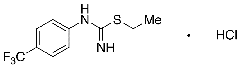 S-Ethyl N-[4-Triflurormethyl)phenyl]isothio Urea, Hydrochloride - Chemical structure and product image