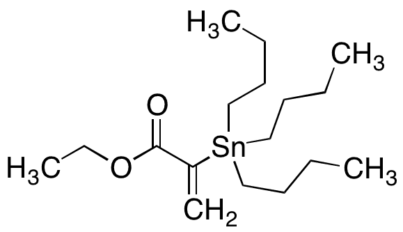 Ethyl 2-tributylstannylacrylate - Chemical structure and product image