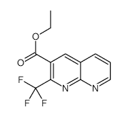 Ethyl 2-(trifluoromethyl)-1,8-naphthyridine-3-carboxylate - Chemical structure and product image