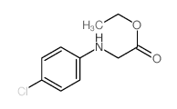 Ethyl N-(4-chlorophenyl)glycinate - Chemical structure and product image