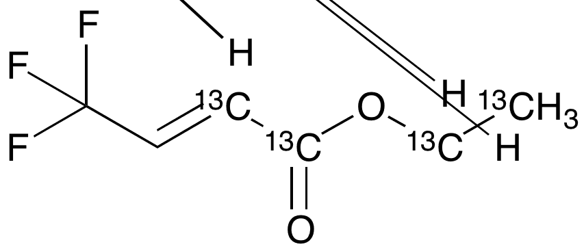 Ethyl Trifluorocrotonate-13C3 - Chemical structure and product image