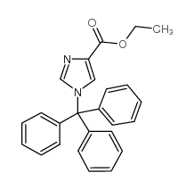 Ethyl 1-trityl-1H-imidazole-4-carboxylate - Chemical structure and product image