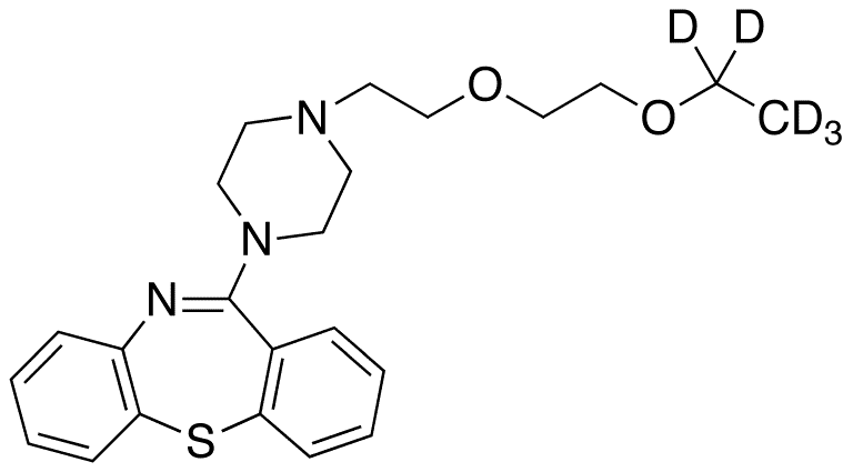 Ethyl Quetiapine-d5 - Chemical structure and product image