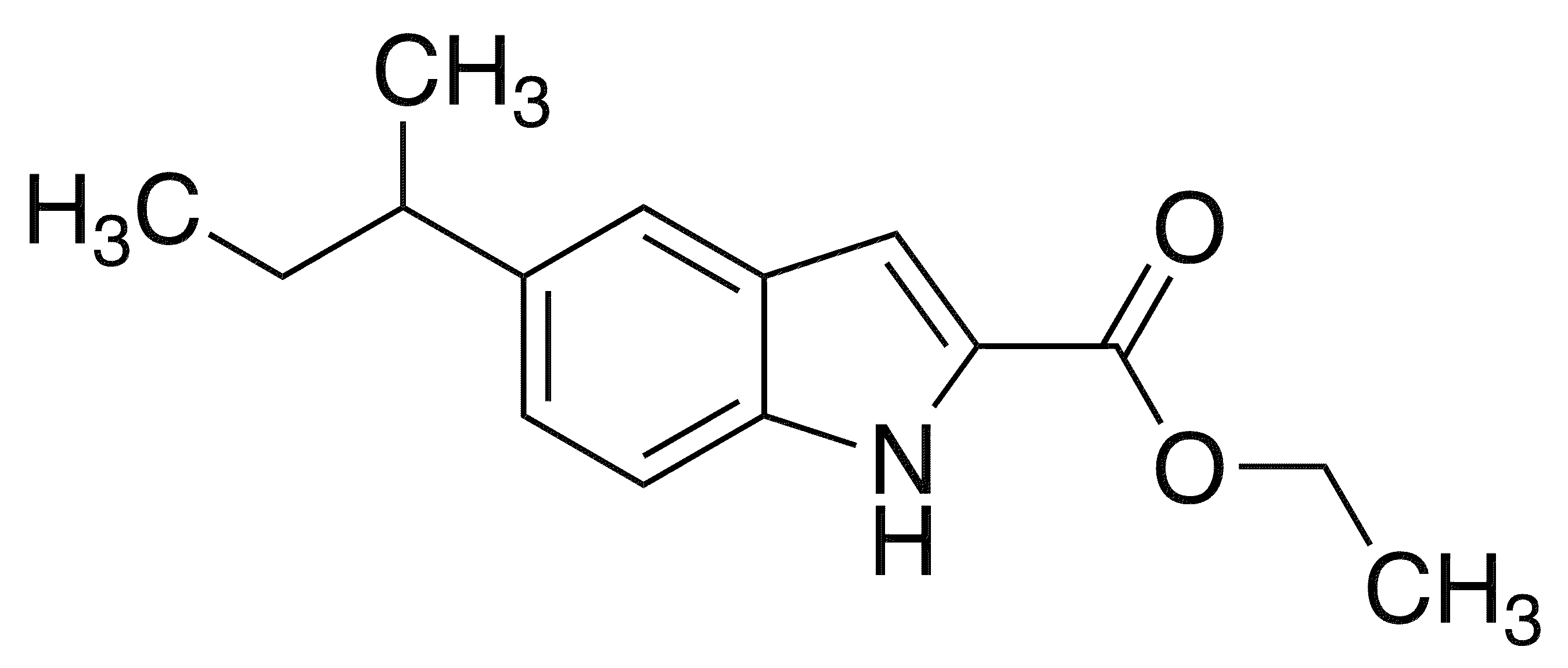 Ethyl 5-sec-butyl-1h-indole-2-carboxylate - Chemical structure and product image