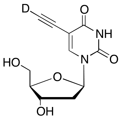 5-Ethynyl-2-deoxyuridine-d1 - Chemical structure and product image