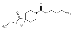 Ethyl n-boc-4-methylpiperidine-4-carboxylate - Chemical structure and product image