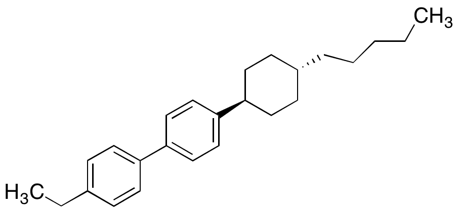 4-Ethyl-4-(4-pentylcyclohexyl)-1,1-biphenyl - Chemical structure and product image