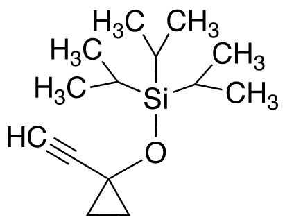 1-Ethynyl-1-(triisopropylsilyloxy)cyclopropane - Chemical structure and product image