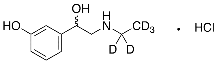 Etilefrin-d5 Hydrochloride - Chemical structure and product image