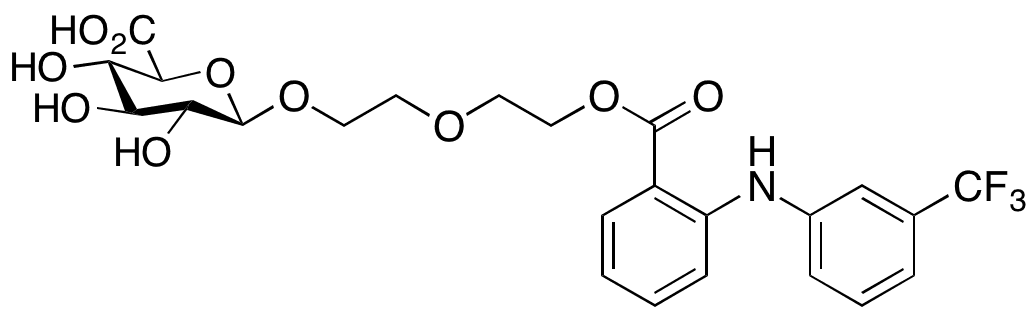 Etofenamate O-beta-D-Glucuronide - Chemical structure and product image