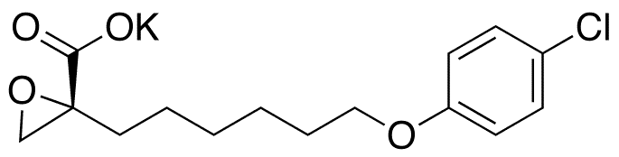 R-(+)-Etomoxir Carboxylate, Potassium Salt - Chemical structure and product image