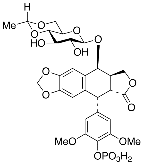 Etoposide Phosphate - Chemical structure and product image