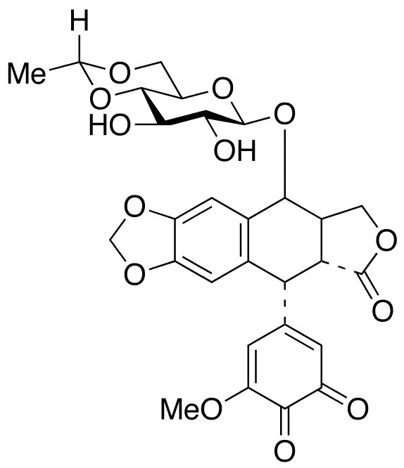 Etoposide 3,4-Quinone - Chemical structure and product image