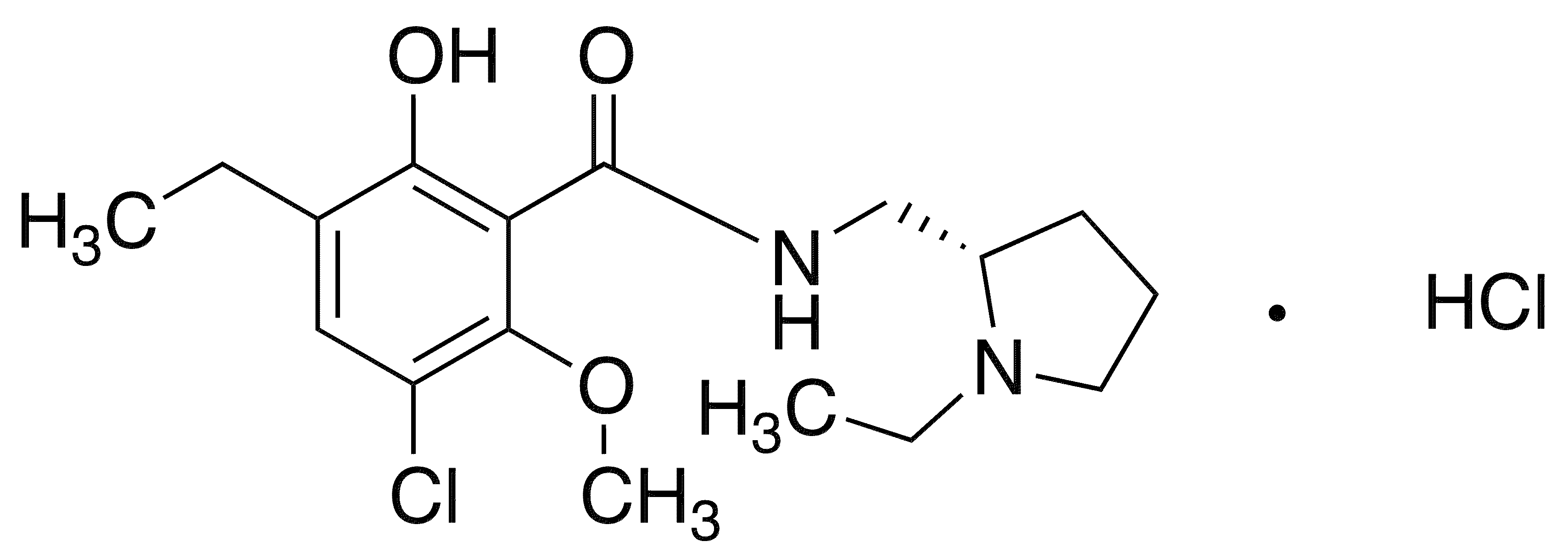 Eticlopride Hydrochloride - Chemical structure and product image