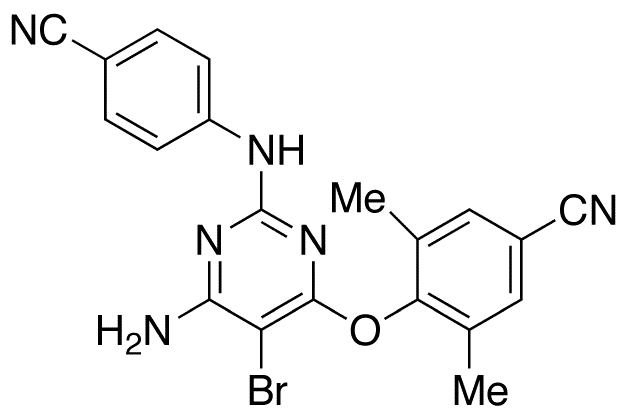 Etravirine - Chemical structure and product image