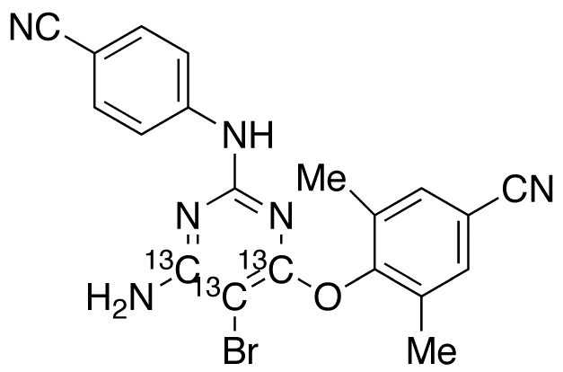 Etravirine-13C3 - Chemical structure and product image