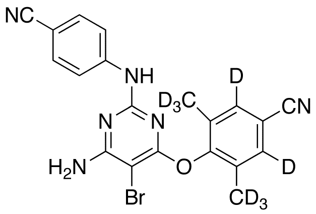 Etravirine-d8 - Chemical structure and product image
