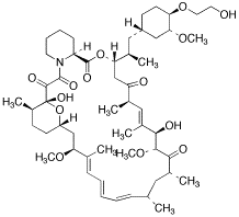 Everolimus - Chemical structure and product image