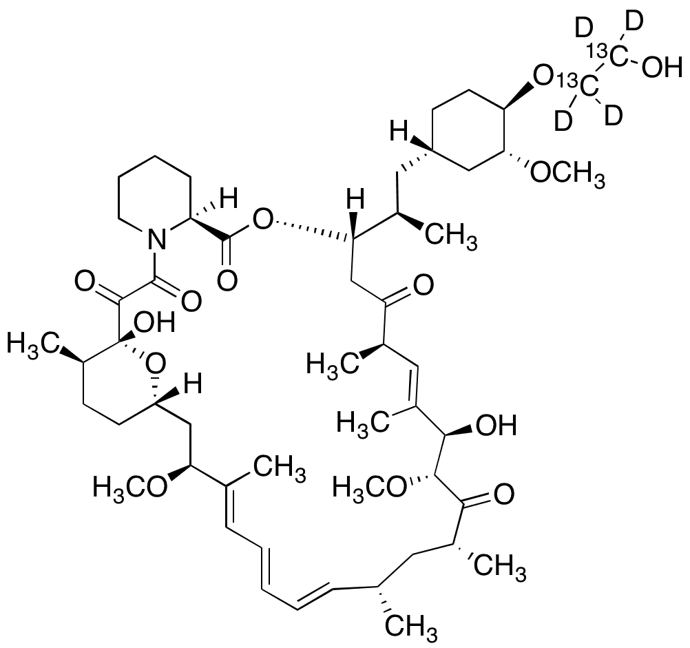 Everolimus-13C2,D4 - Chemical structure and product image