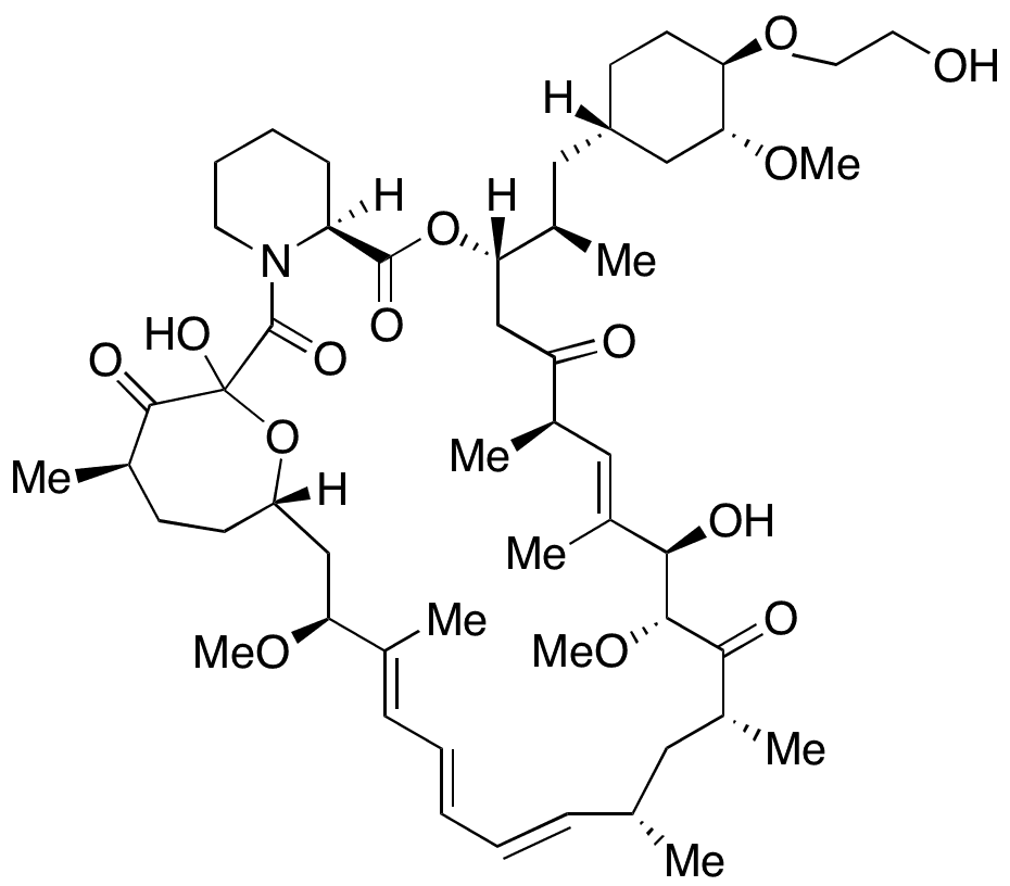 Everolimus Isomer C (>60%, contains everolimus) - Chemical structure and product image