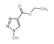 Ethyl 1-hydroxy-1H-1,2,3-triazole-4-carboxylate - Chemical structure and product image
