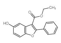 Ethyl 5-hydroxy-2-phenylbenzofuran-3-carboxylate - Chemical structure and product image