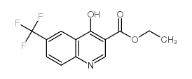 Ethyl 4-hydroxy-6-(trifluoromethyl)quinoline-3-carboxylate - Chemical structure and product image
