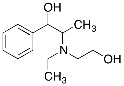 2-[Ethyl(2-hydroxyethyl)amino]-1-phenyl-1-propanol - Chemical structure and product image