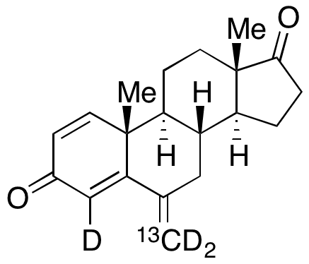 Exemestane-13C,D3 - Chemical structure and product image