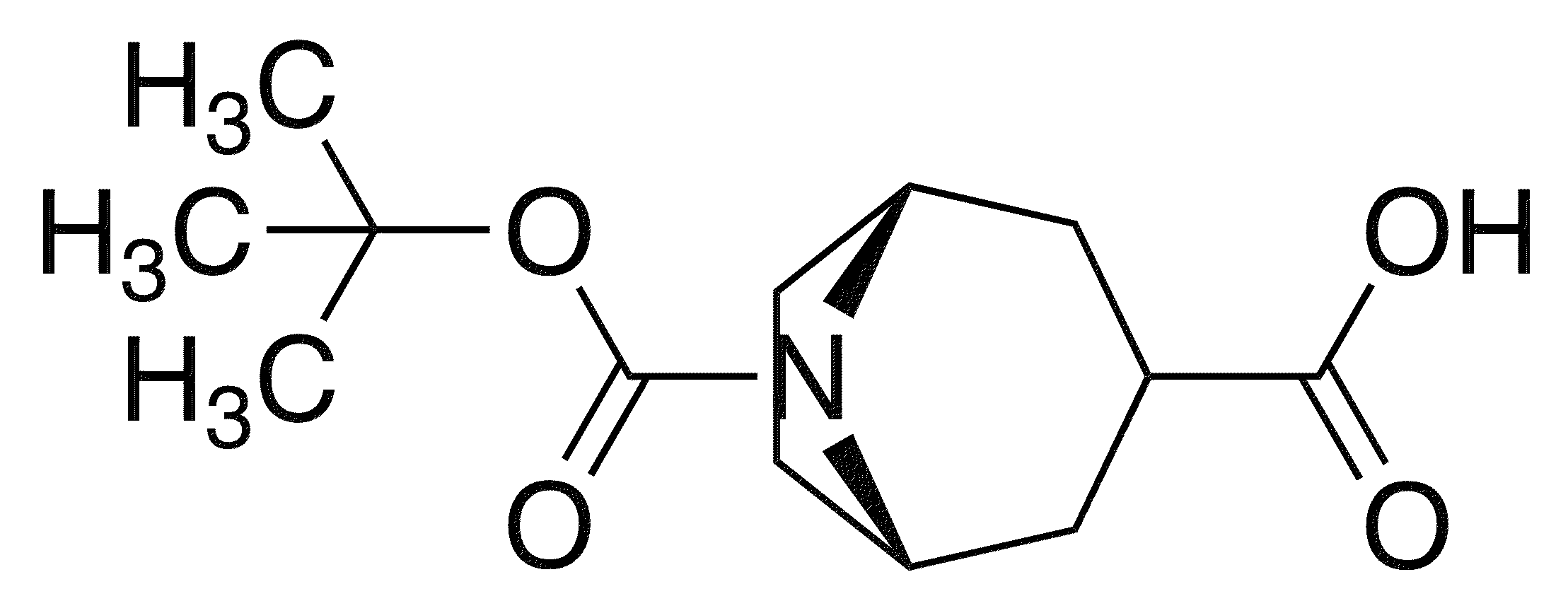 Exo-8-boc-8-azabicyclo[3.2.1]octane-3-carboxylic acid - Chemical structure and product image