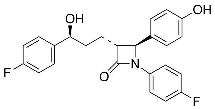 Ezetimibe - Chemical structure and product image