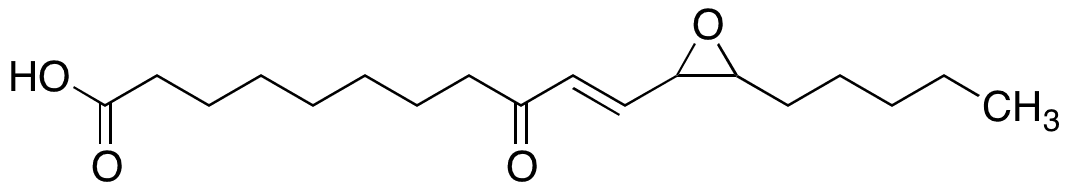 (10E)-9-Oxo-11-(3-pentyl-2-oxiranyl)-10-undecenoic Acid - Chemical structure and product image