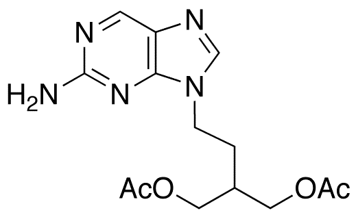 Famciclovir - Chemical structure and product image