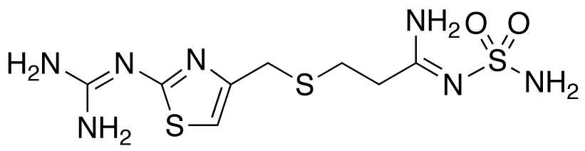 Famotidine - Chemical structure and product image