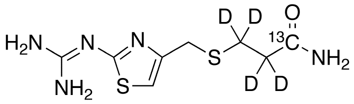 Famotidine-13C,d4 Amide Impurity - Chemical structure and product image