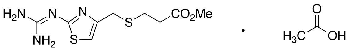 Famotidine Acid Methyl Ester Acetic Acid Salt(Famotidine Impurity) - Chemical structure and product image