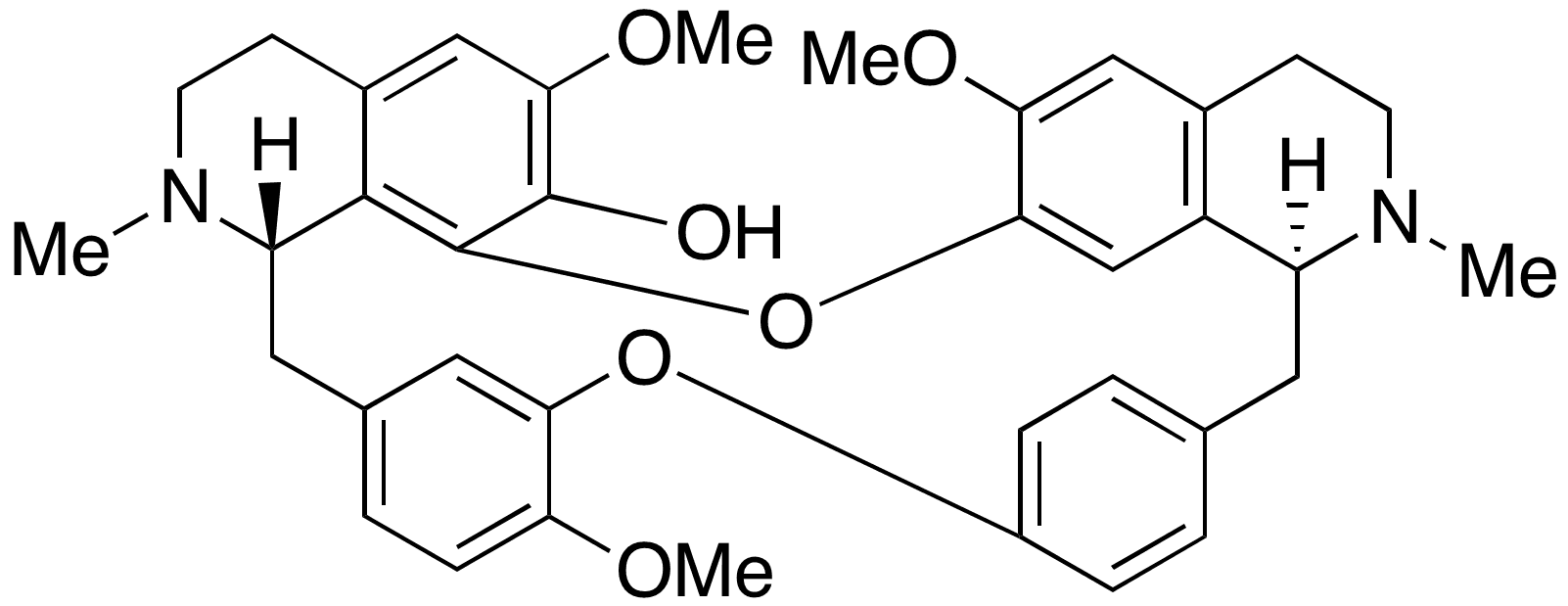(+)-Fangchinoline - Chemical structure and product image