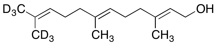 (E,E)-Farnesol 11,11,11,12,12,12-d6 - Chemical structure and product image