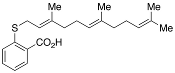 trans,trans Farnesyl Thiosalicylic Acid - Chemical structure and product image
