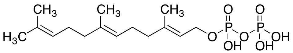 Farnesyl Pyrophosphate Ammonium Salt, in Ethanol - Chemical structure and product image