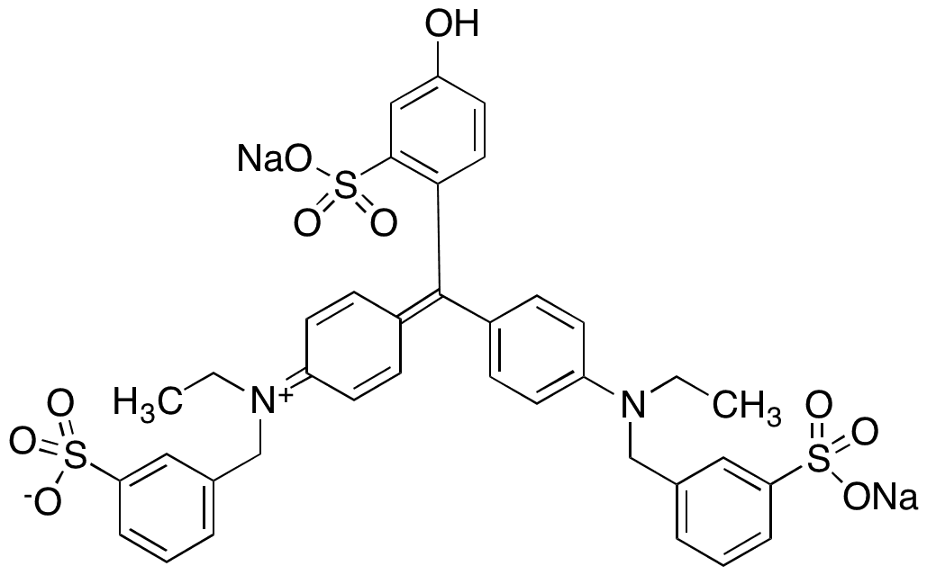 Fast Green FCF (Technical Grade) - Chemical structure and product image