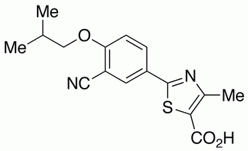 Febuxostat - Chemical structure and product image