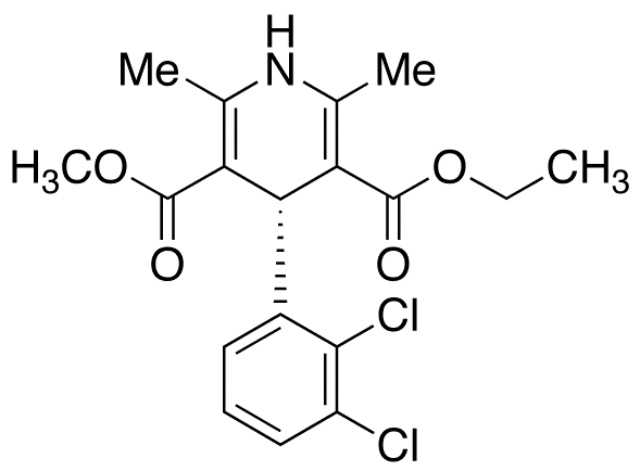 (S)-(-)-Felodipine - Chemical structure and product image