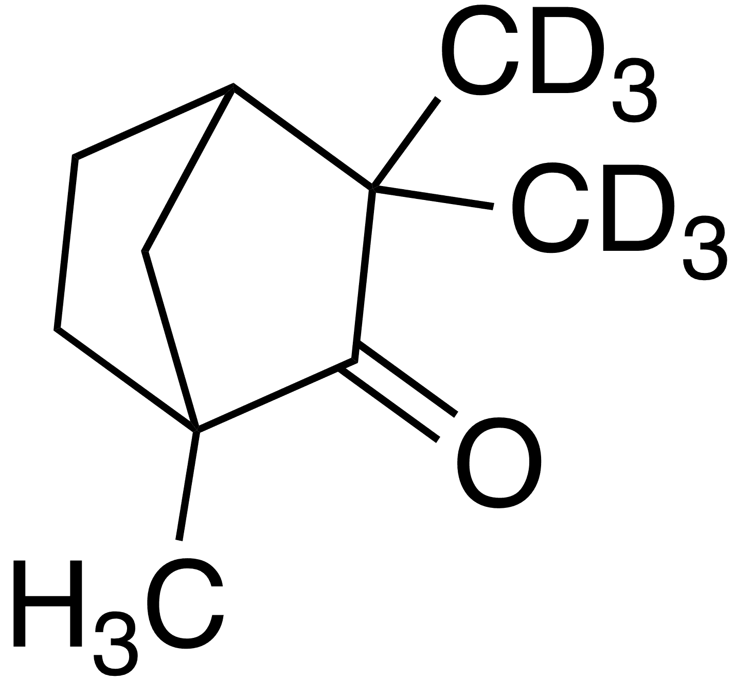 (+/-)-Fenchone-D6 - Chemical structure and product image