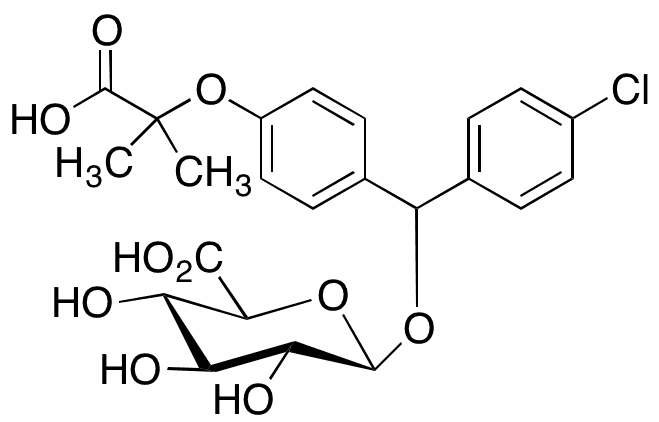 Fenirofibrate O-beta-D-Glucuronide - Chemical structure and product image