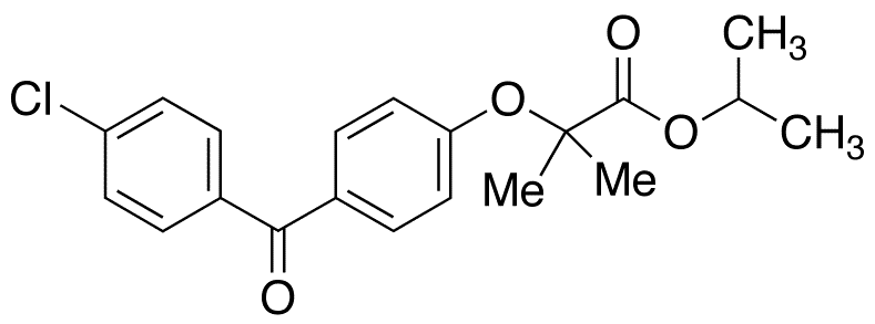 Fenofibrate - Chemical structure and product image