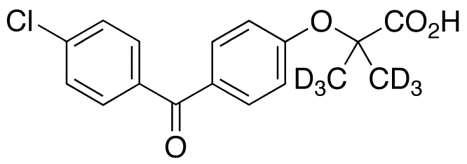 Fenofibric-d6 Acid - Chemical structure and product image