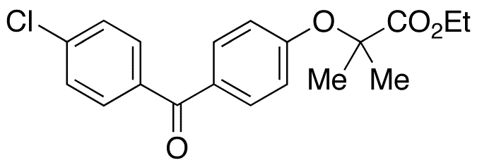 Fenofibric Acid Ethyl Ester - Chemical structure and product image